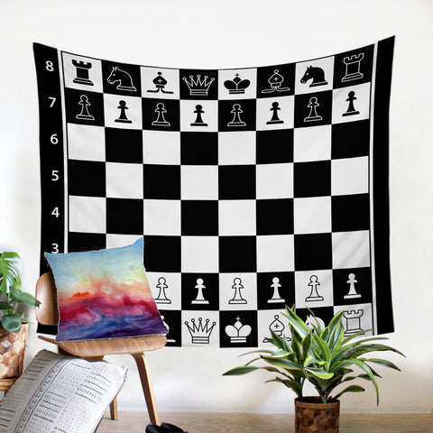 Image of Chessboard SW1104 Tapestry