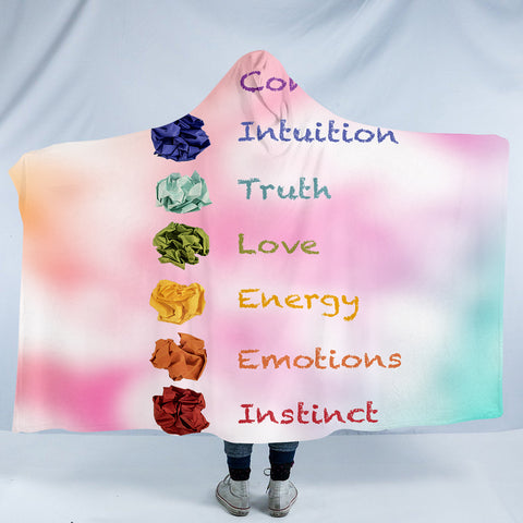 Image of 7 Chakras SW0032 Hooded Blanket