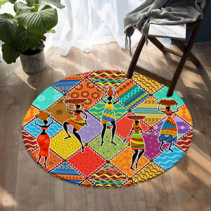 Basket Ladies Textile SW1182 Round Rug