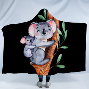 Koala Couple SW0880 Hooded Blanket