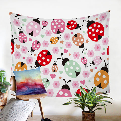 Image of Blossom Ladybugs SW1187 Tapestry