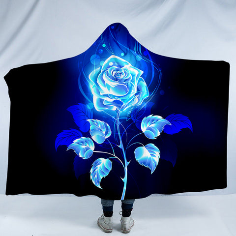 Image of Ghostly Rose SW0069 Hooded Blanket