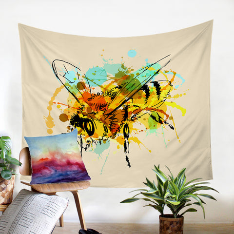 Image of Bee SW1162 Tapestry