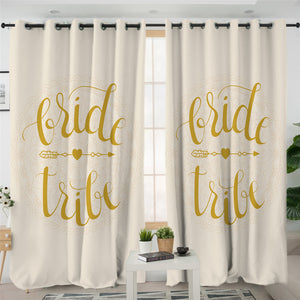 Bride Tribe 2 Panel Curtains