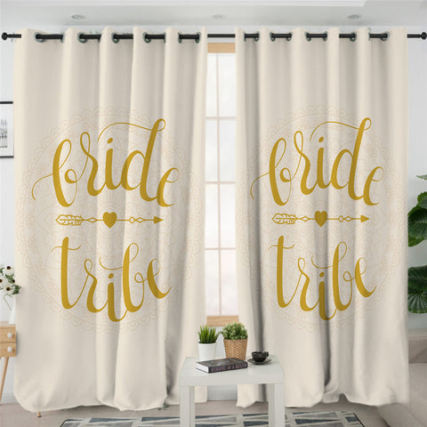 Image of Bride Tribe 2 Panel Curtains