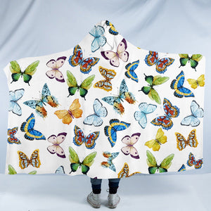 Butterfly Collection SW0853 Hooded Blanket
