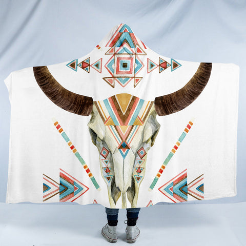 Image of Aztec Trophyhead SW0083 Hooded Blanket