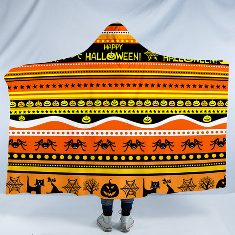 Image of Halloween Line Decoration SW1364 Hooded Blanket