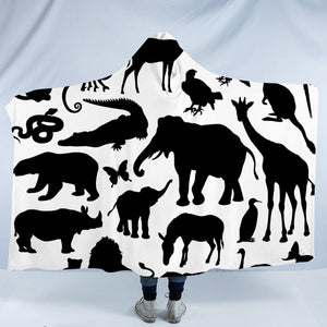 Animal Shades SW1371 Hooded Blanket