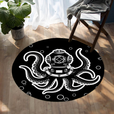 Image of Octopus SW0063 Round Rug