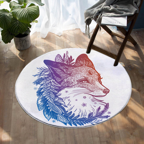 Image of Luna Fox SW1112 Round Rug