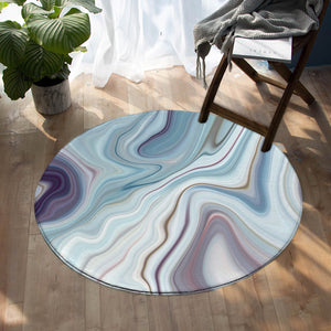 Pearly Stream SW0002 Round Rug