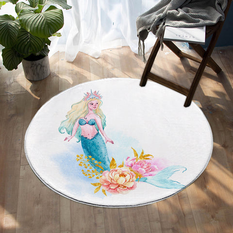 Image of Mermaid SW0869 Round Rug