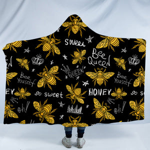 Bee Hiverachy SW0529 Hooded Blanket