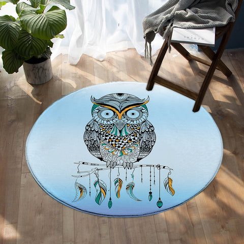 Image of Owl Spot SW0290 Round Rug