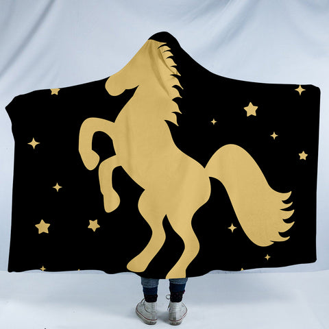 Image of Prancing Unicorn SW0508 Hooded Blanket