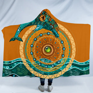 Jumping Dolphin SW1399 Hooded Blanket