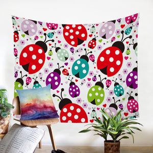 Colorful Ladybugs SW1186 Tapestry