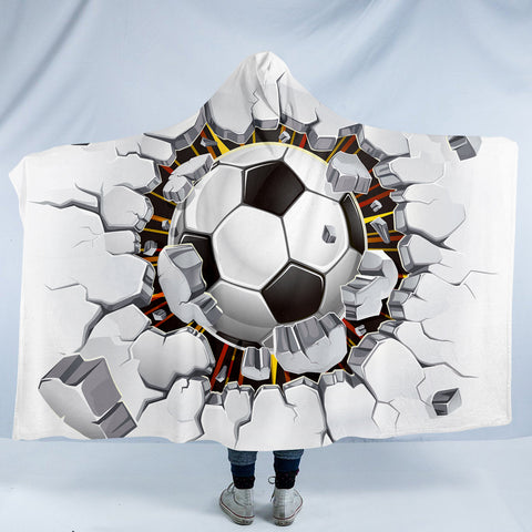 Image of Wrecking Football SW0824 Hooded Blanket