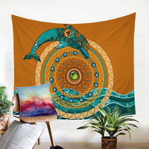 Ring Dolphins SW1399 Tapestry