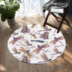 Dragonflies SW0857 Round Rug