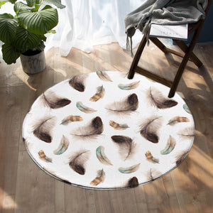 Feathers SW0862 Round Rug