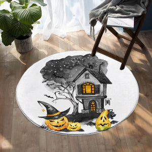 Halloween House SW1101 Round Rug