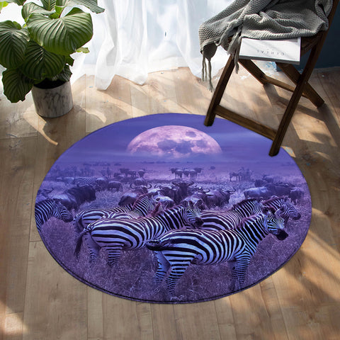 Image of Savannah Sunset SW0533 Round Rug