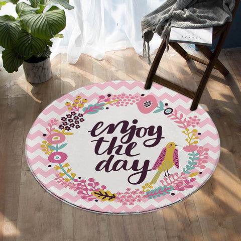 Image of Enjoy The Day SW0075 Round Rug