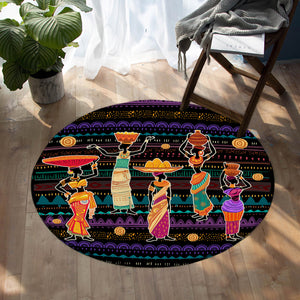 Basket Ladies SW0878 Round Rug