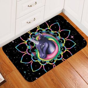 Mythical Unicorn Space Door Mat