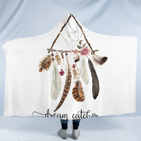 Image of Triangle Dream Catcher SW0865 Hooded Blanket