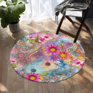 Beautiful Garden SW0524 Round Rug