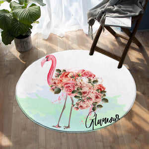 Glamour Flamingo SW0870 Round Rug