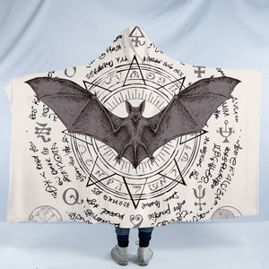 Satanic Bat SW1200 Hooded Blanket