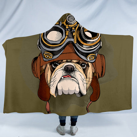 Image of Tough Pug SW0994 Hooded Blanket