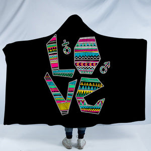 Textile Love SW0496 Hooded Blanket