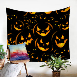 Carved Pumpkins SW1363 Tapestry