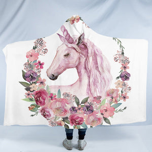 Pinkish Unicorn SW0038 Hooded Blanket