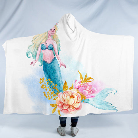 Image of Lovely Mermaid SW0869 Hooded Blanket