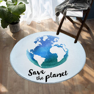 Save The Planet SW0854 Round Rug