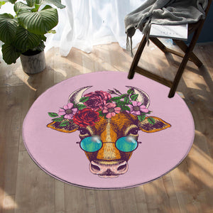 Miss Moo SW0454 Round Rug