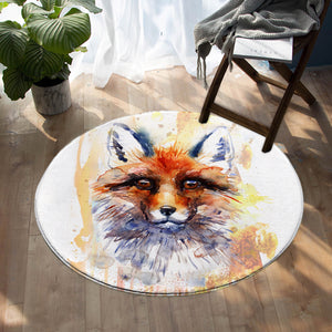 Cute Fox SW1106 Round Rug