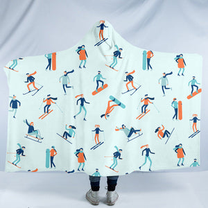 Winter Sports SW0535 Hooded Blanket