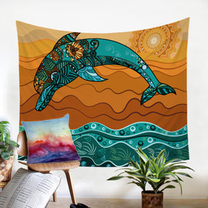 Leaping Dolphin SW1397 Tapestry