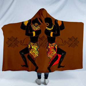 African Dance SW1292 Hooded Blanket