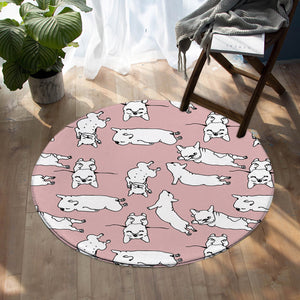 A Dog's Thing SW0089 Round Rug