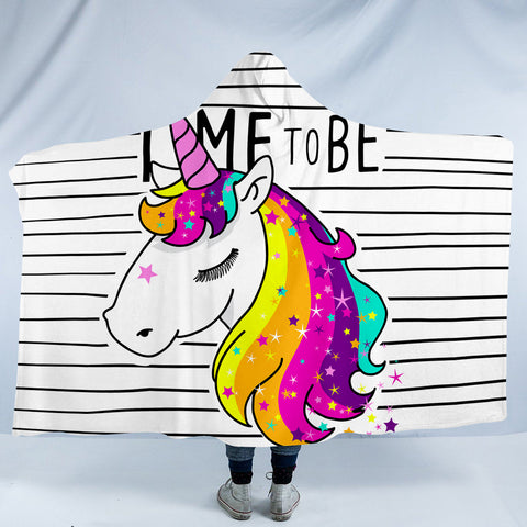 Image of Be An Unicorn SW0505 Hooded Blanket