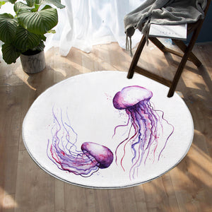 Jellyfish Duo SW0986 Round Rug