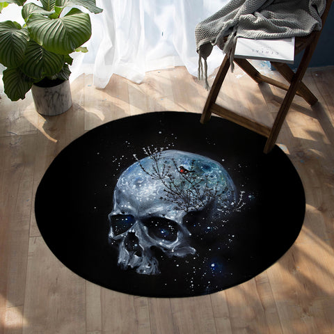 Image of Cold Skull SW0991 Round Rug